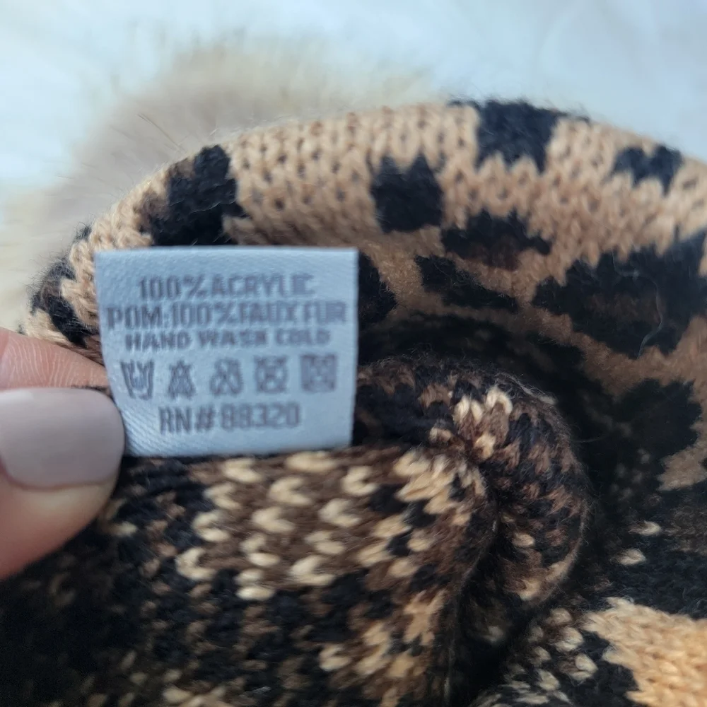 NWT C.C Knit Hat with Pom Pom